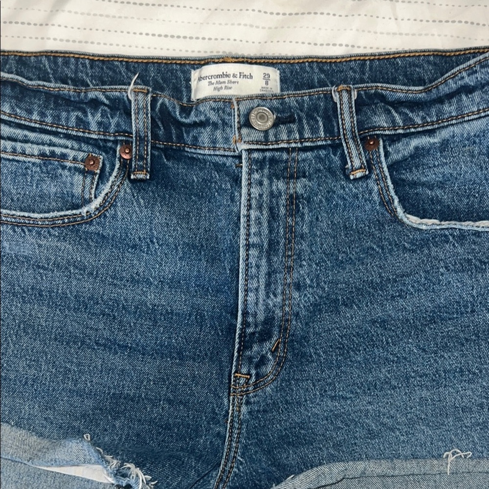 Abercrombie & Fitch Classic Blue Jean Shorts Daisy Dukes